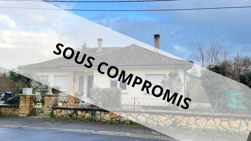 Rare à la vente sur SARRE UNION maison avec garages terrain et vue sur la SARRE